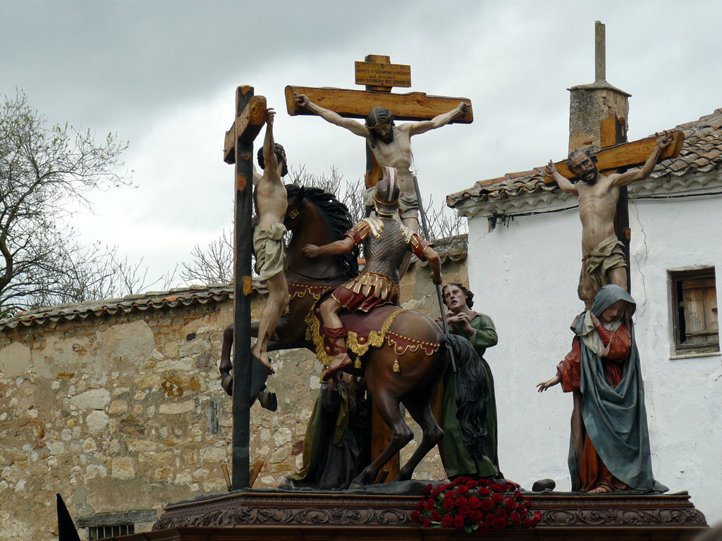 La Lanzada, también conocido como Longinos. Tarde del Viernes Santo en Zamora.