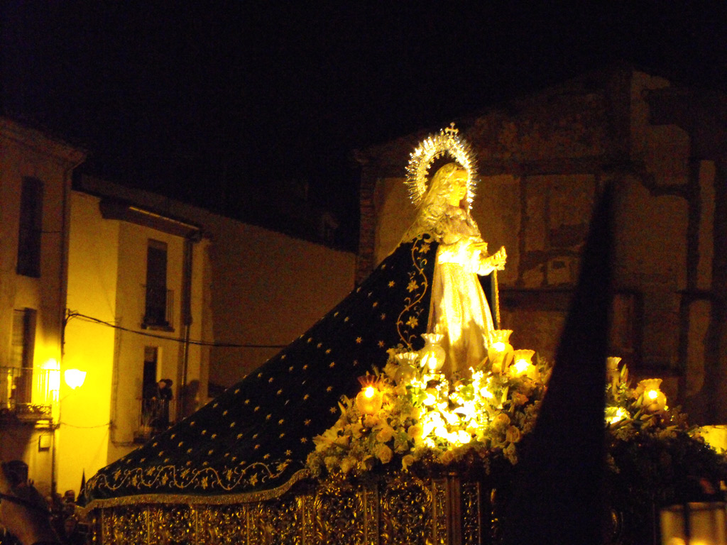 Virgen de la Esperanza. Cofradía de Jesús del Vía Crucis. Martes Santo.