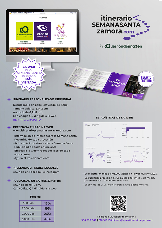 Itinerarios de Semana Santa personalizados para tu empresa Itinerarios de Semana Santa personalizados para tu empresa