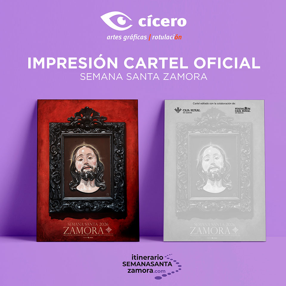 Cartel Oficial Semana Santa 2026 - Itinerario Semana Santa Zamora